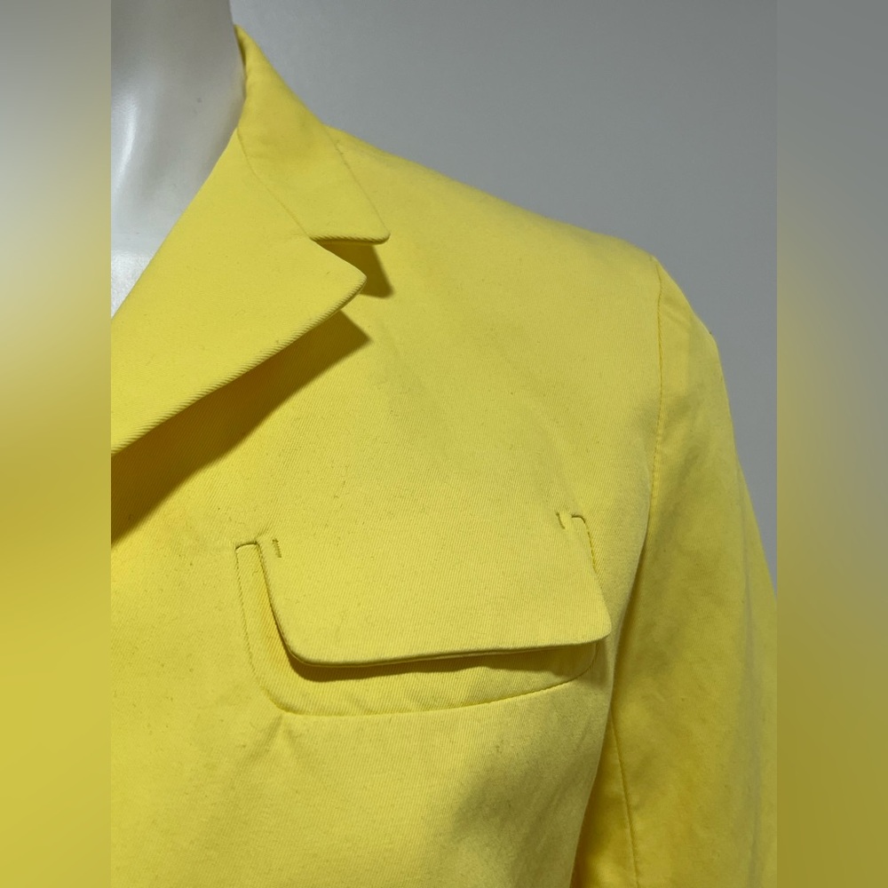 Elegant Yellow Women's Blazer SZ 36 IT - Picture 5 of 9